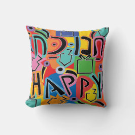 Almofada Chanukah/Hanukkah Dançando Sonhos