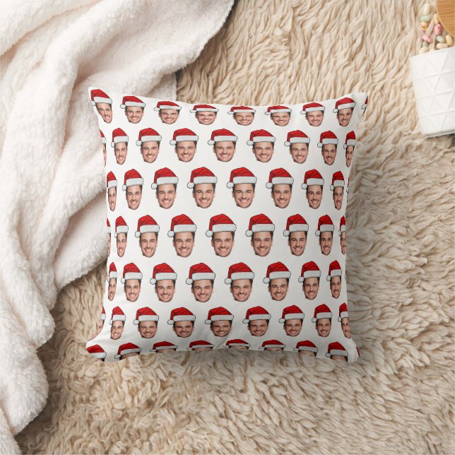 Almofada Chapéu de Papai Noel com Foto Personalizada de Nat (Cobertor)