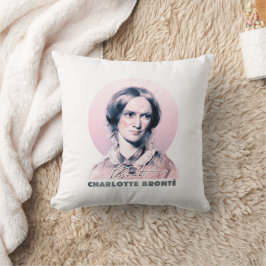 Almofada Charlotte Bronte Pink Richmond - Retrato de Pintur