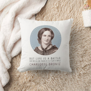 Almofada Charlotte Bronte, Retrato e Cotação