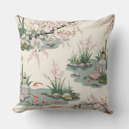 Almofada Charme Floral de Flor de Flor de Cereja bonito