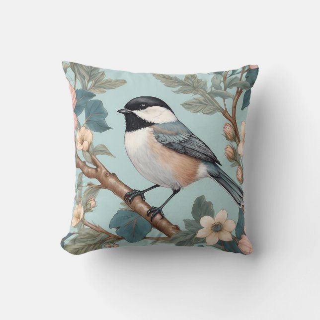 Almofada Charming Chickadee Bird (Frente)