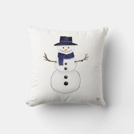 Almofada Charming Snowman Throw Pillow