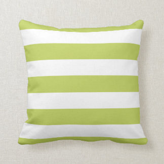 Almofada Chartreuse Moderno e Stripes Brancas