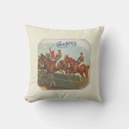 Almofada Chasers Vintage Horse Racing