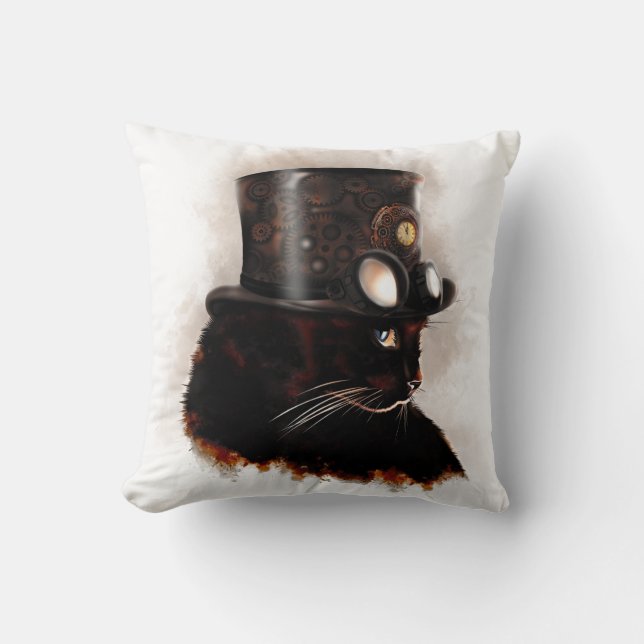 Almofada Chat steampunk (Frente)