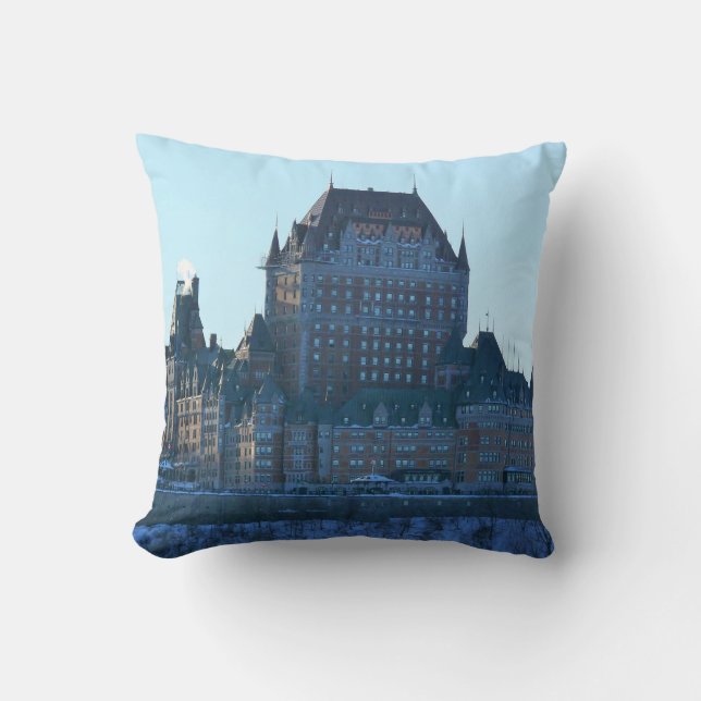 Almofada Chateau Frontenac, Quebec, Canadá (Frente)
