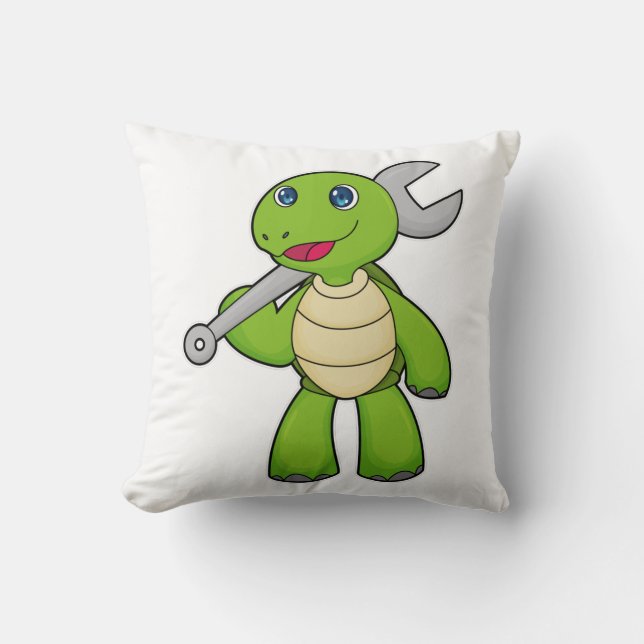 Almofada Chave mecânica de tartaruga (Frente)