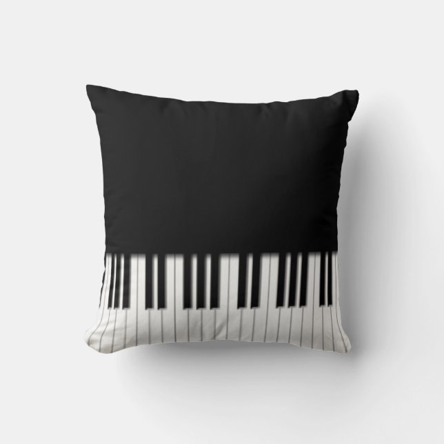 Almofada Chaves de teclado do piano (Frente)