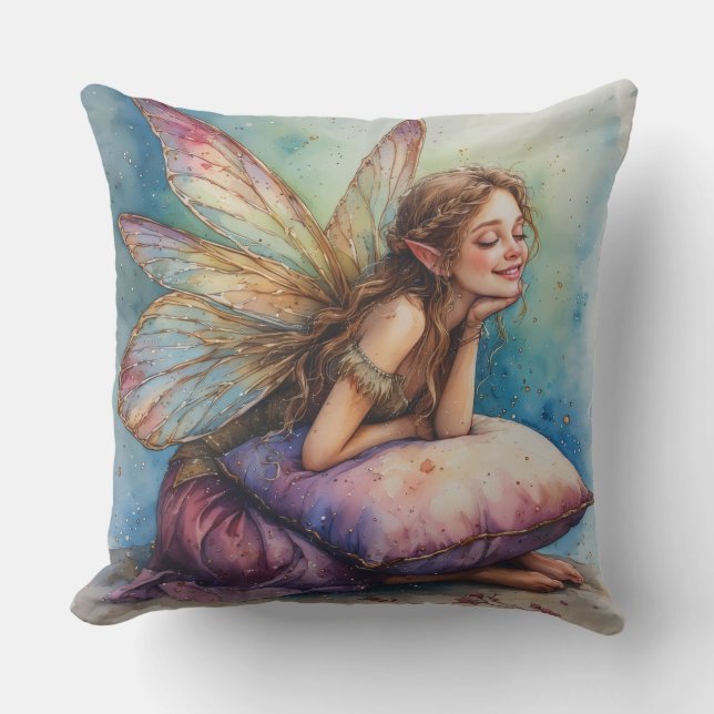 Almofada Cheerful Fairy Holding Pillow (Frente)