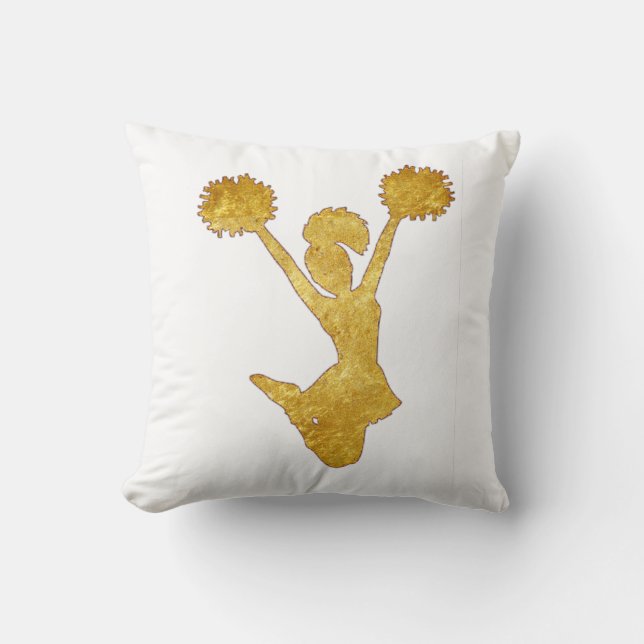 Almofada Cheerleader Dourado (Frente)
