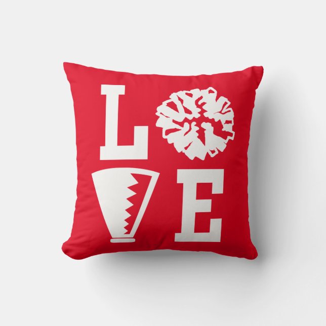 Almofada Cheerleaderes adoram, Red Cheer Cushion (Frente)