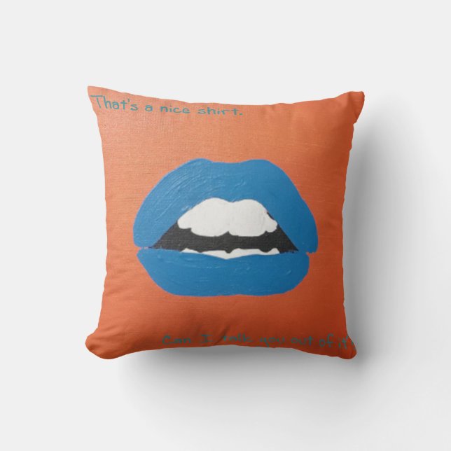 Almofada Cheesy Lines for Valentine's pillow (Frente)