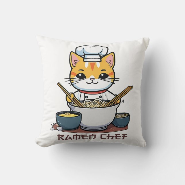 Almofada Chef de Ramen (Frente)