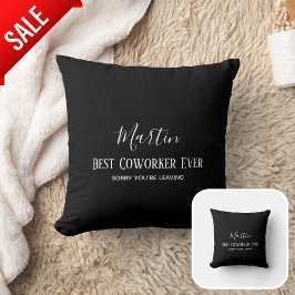 Almofada Chefe Colaborador Deixando Citação Engraçada, Pers