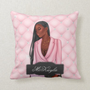 Almofada Chefe de Chefe Afro-Americano Personalizado
