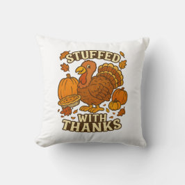 Almofada Cheio de Obrigados de Ação de Graças