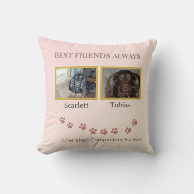 Almofada Cherished Companions Pawprint (Frente)