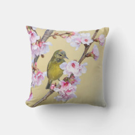 Almofada Cherry Blossom e Warbler