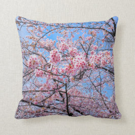 Almofada Cherry Blossom Sakuras Oriental Floral Natural