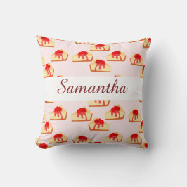 Almofada Cherry Cheesecake Dessert