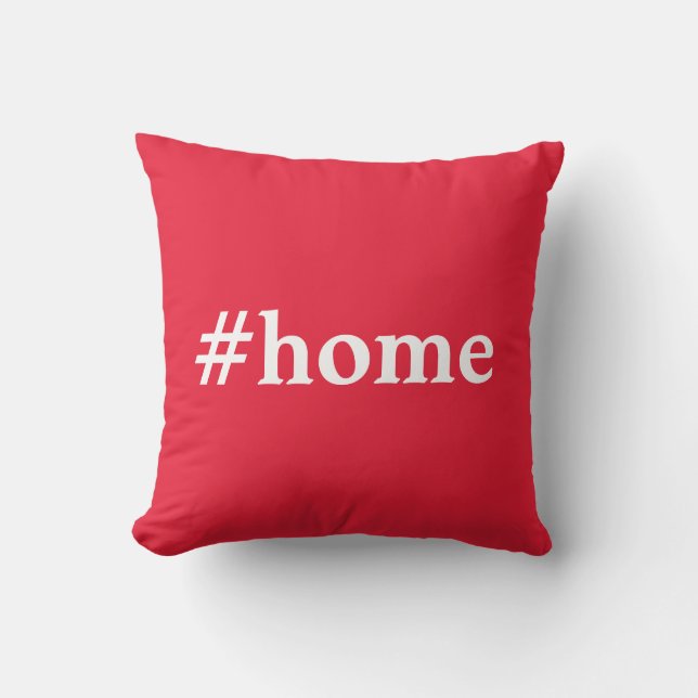 Almofada Cherry Red #Home (Frente)