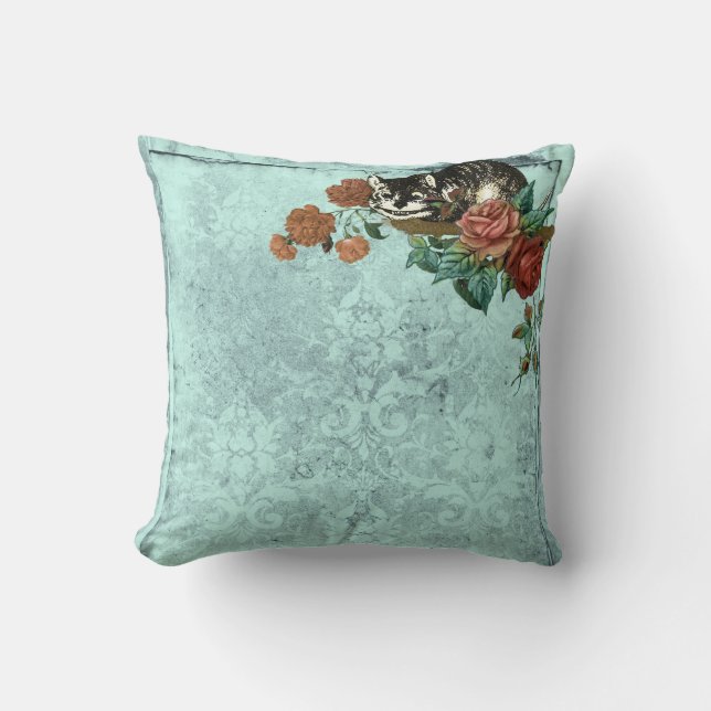 Almofada Cheshire Cat Alice no País das Maravilhas (Frente)