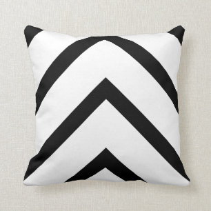 Almofada Chevron branco corajoso