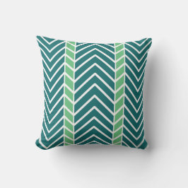 Almofada Chevron Pattern Teal