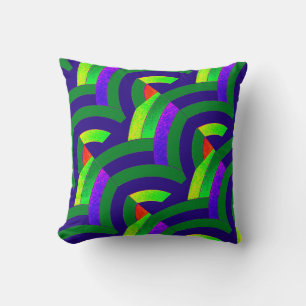 Almofada chevrons modernos sofisticados e elegantes