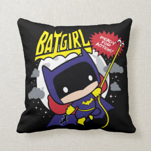 Almofada Chibi Batgirl Pronto Para Ação
