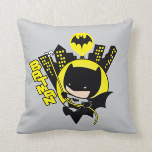 Almofada Chibi Batman Escalando A Cidade