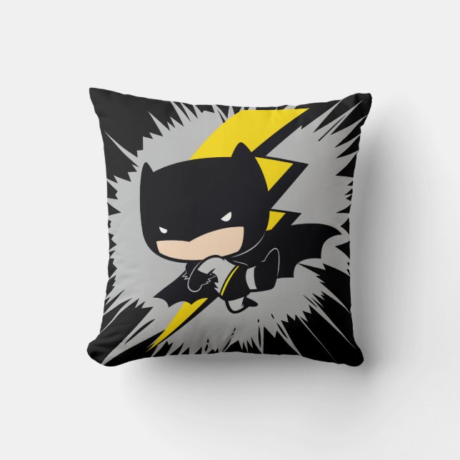 Almofada Chibi Batman Lightning Kick (Frente)