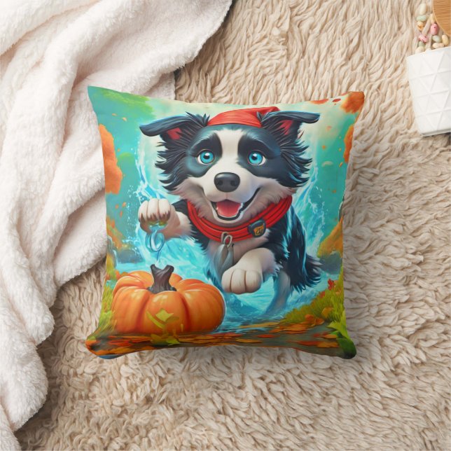 Almofada Chibi Border Ninja Dog: Epic Art (Cobertor)