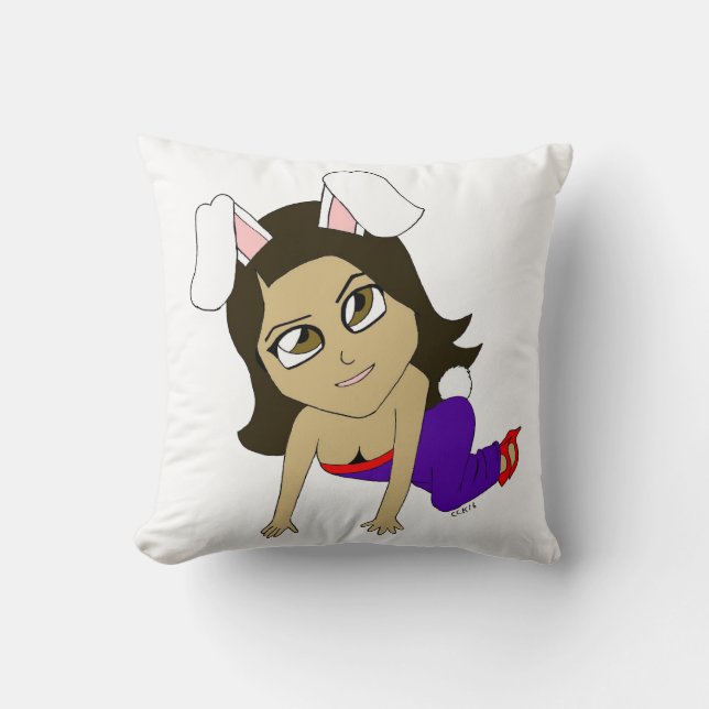 Almofada chibi bunnygirl (Frente)