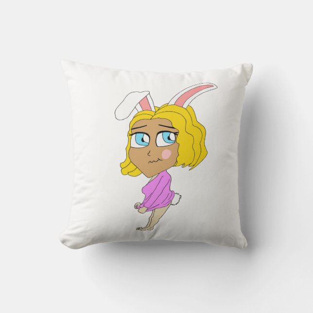 Almofada chibi bunnygirl (Frente)