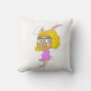 Almofada chibi coelhgirl