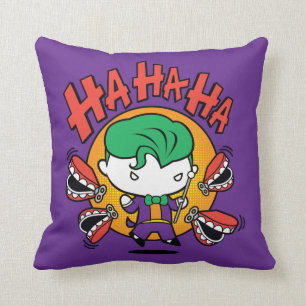 Almofada Chibi Joker Com Dentes De Brinquedo