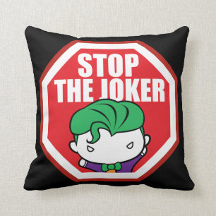 Almofada Chibi - Sinal "Stop The Joker"