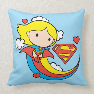 Almofada Chibi Supergirl Flying Rainbow