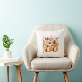 Almofada Chic Boho caem abóboras floraisAção de Graças