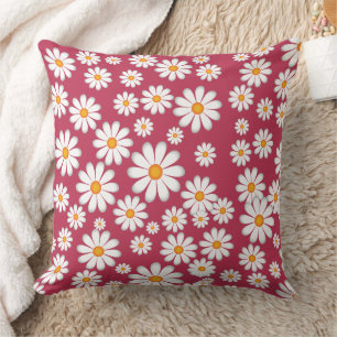 Almofada Chic Botanical Daisy Flower