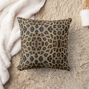 Almofada chic de pele-leopardo-na moda