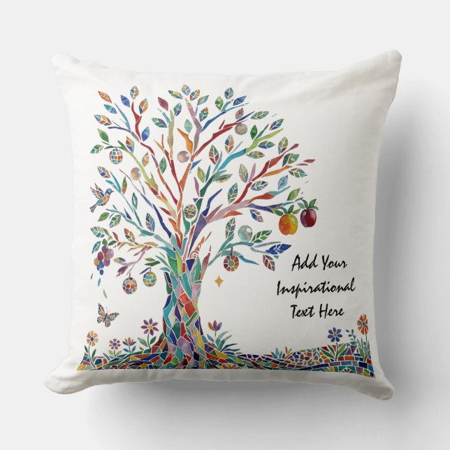 Almofada  Chic elegant simple modern create your own   (Frente)