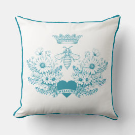 Almofada Chic Queen Bee | Travesseiro decorativo De Abelhas