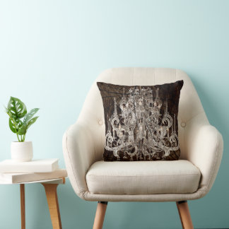 Almofada Chic Wood Grain - França Crystal Chandelier