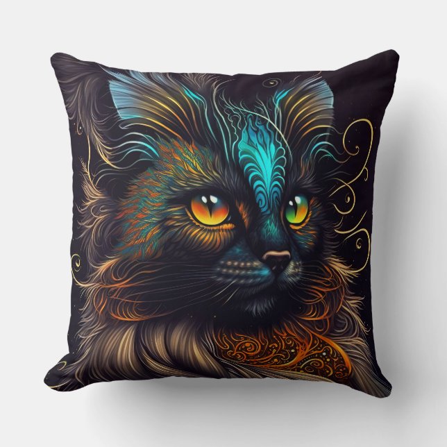 Almofada Chica - Lindo Travesseiro de Gato com Carapaça de  (Frente)