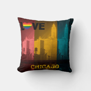 Almofada Chicago Gay Lésbica Interest Wrigley Bldg 1930