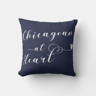 Almofada Chicagoan No Coração Cushion, Chicago