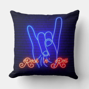 Almofada Chifres para cima Rock 'n Roll